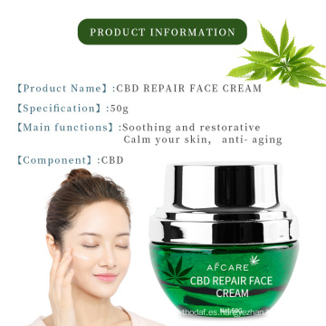 Gel de crema de cáñamo de Cbd de aceite esencial puro de extracto de cáñamo de etiqueta privada para aliviar el dolor muscular